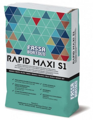 Rapid Maxi S1 Blanco 25Kg - Fassa Bortolo