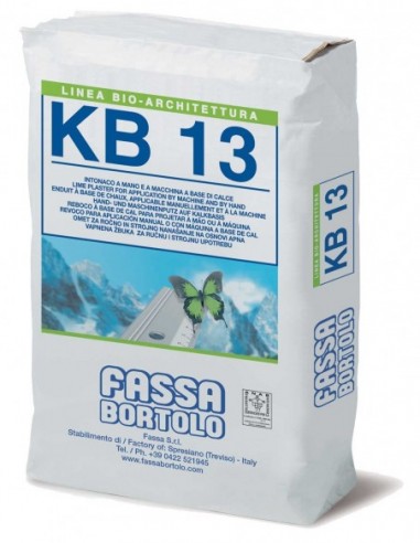Kb 13 Bio-Mortero Blanco Rústico Granel - Fassa Bortolo