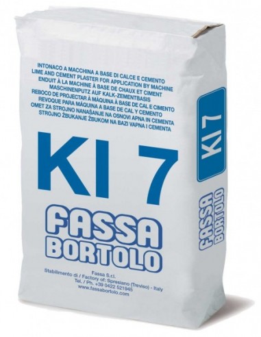 Ki 7 Mortero Exterior Hidrofugo Saco 25Kg - Fassa Bortolo