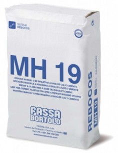 Mh 19 Enfoscado Hidrofugado para Fratasar Gris 25Kg - Fassa Bortolo