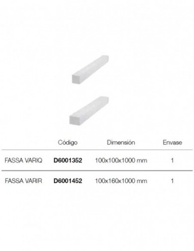 Fassa Variq 100x100x1000 - Fassa Bortolo