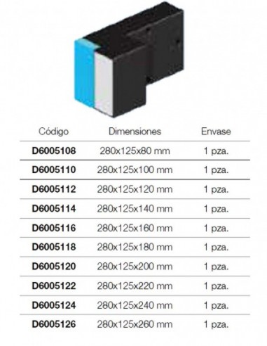 Fijación Tra-Wik-Alu-Rl 260 - Fassa Bortolo