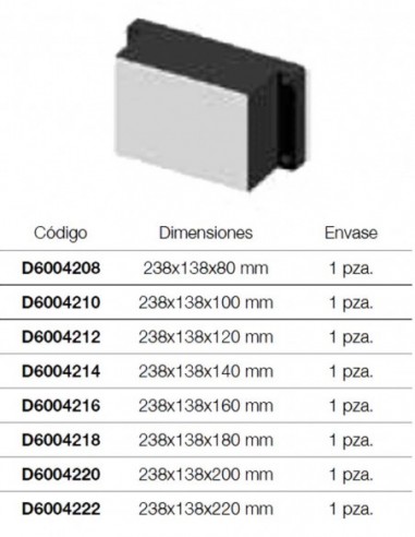 Fijación Ump Alu Tr 120 - Fassa Bortolo