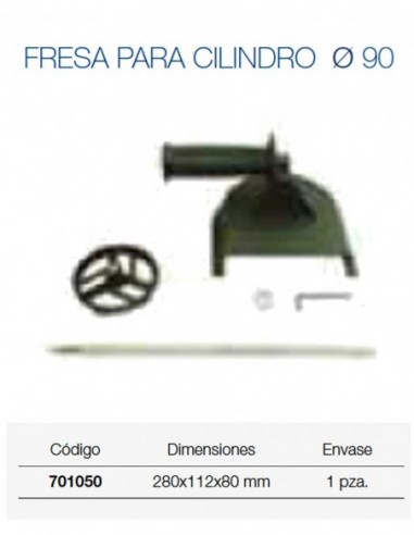 Fresa para Cilindro de 90 - Fassa Bortolo