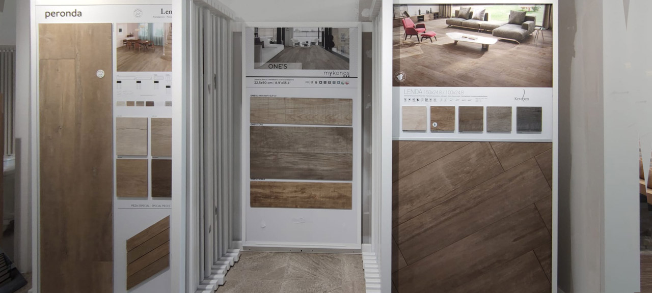 Expositores de Azulejos, Revestimientos y Pavimentos