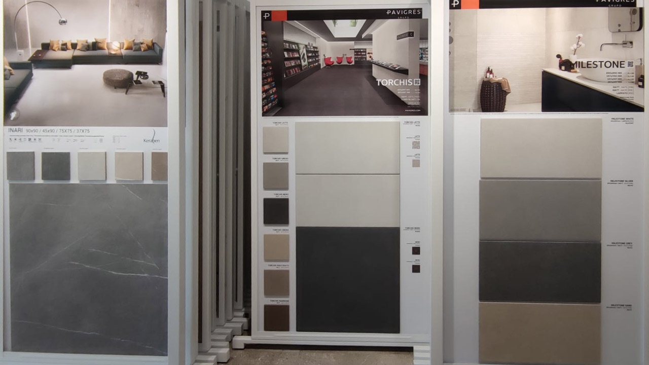 Expositores de Azulejos, Revestimientos y Pavimentos